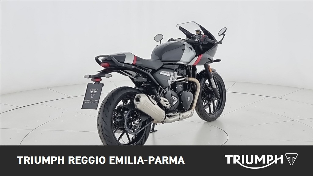 TRIUMPH Thruxton 400 Phantom Black / Aluminium Silver Abs