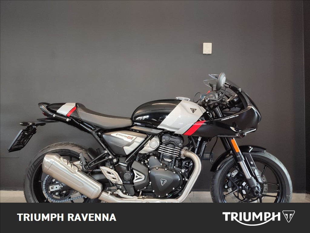 TRIUMPH Thruxton 400 Phantom Black / Aluminium Silver Abs