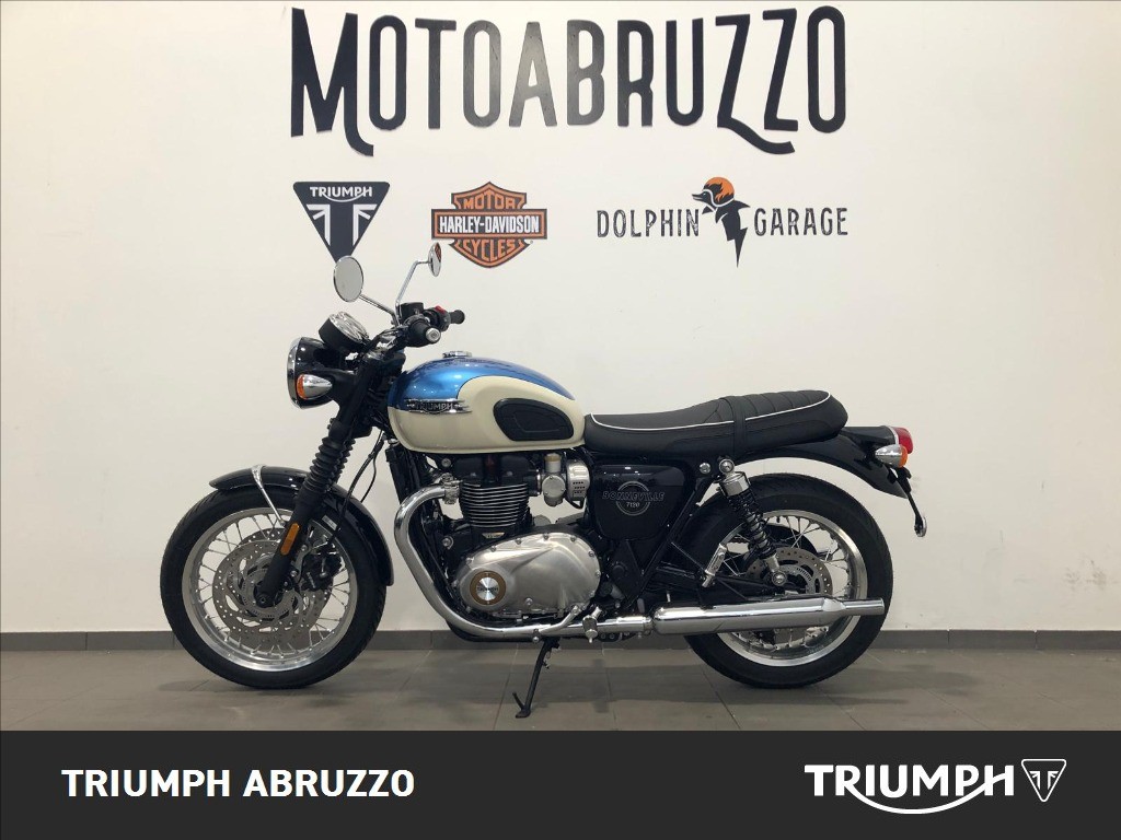 TRIUMPH Bonneville 1200 T120 Aegean Blue / New England White Abs my2