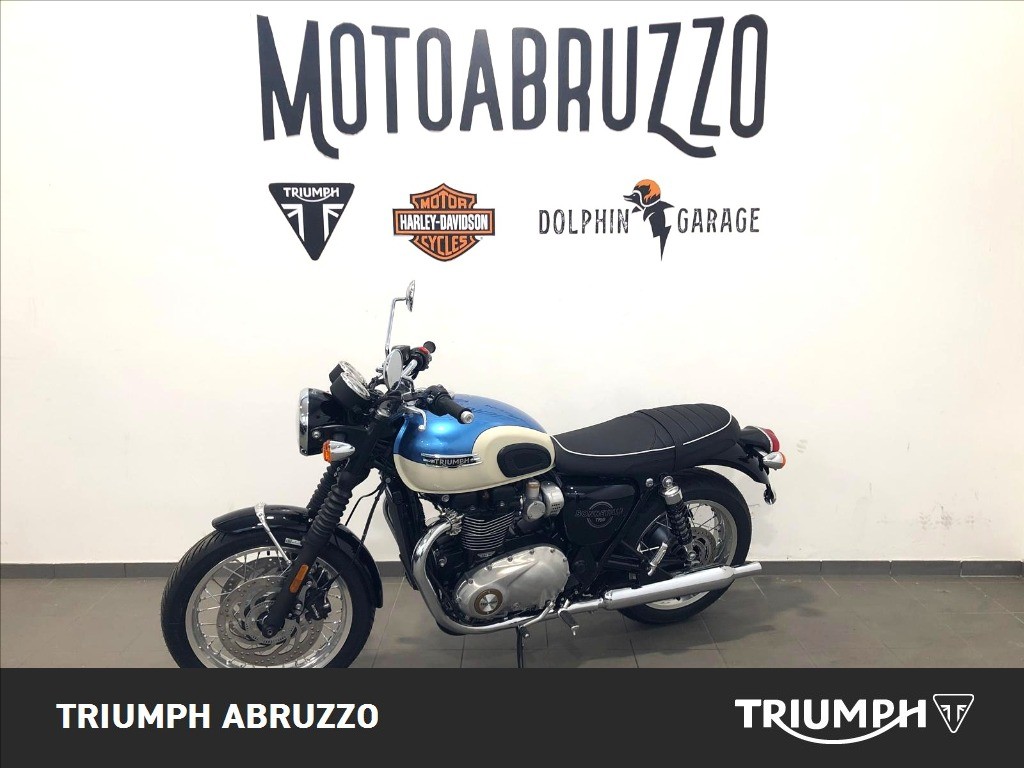 TRIUMPH Bonneville 1200 T120 Aegean Blue / New England White Abs my2