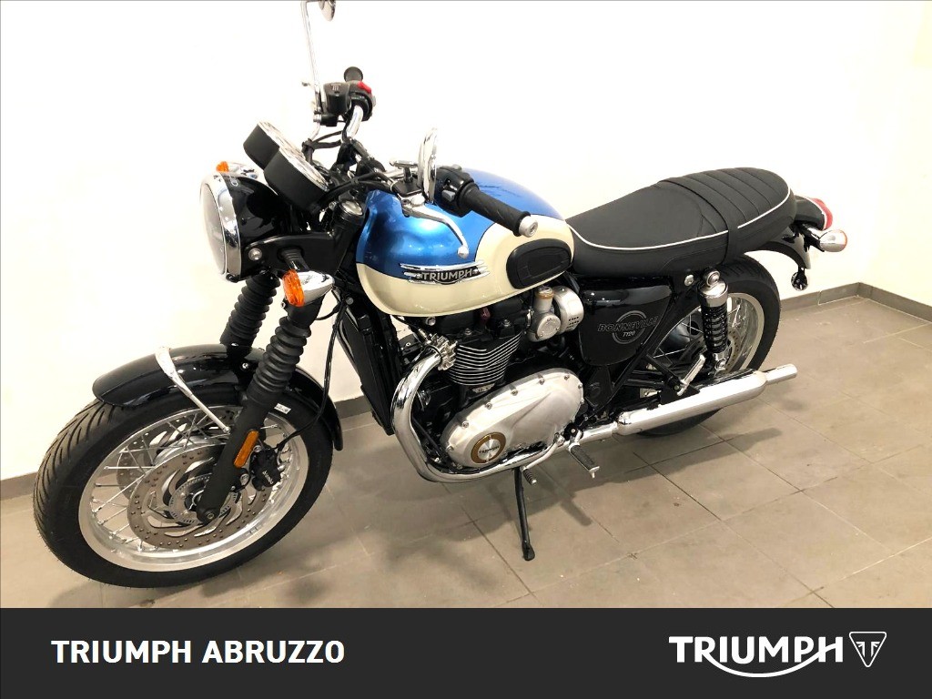 TRIUMPH Bonneville 1200 T120 Aegean Blue / New England White Abs my2