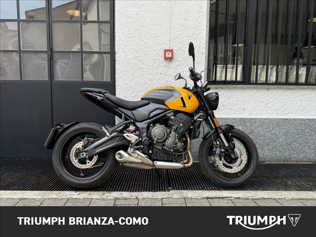 TRIUMPH Trident 660 Cosmic Yellow / Sapphire Black Abs
