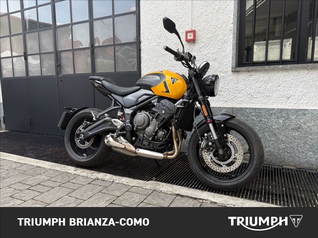 TRIUMPH Trident 660 Cosmic Yellow / Sapphire Black Abs
