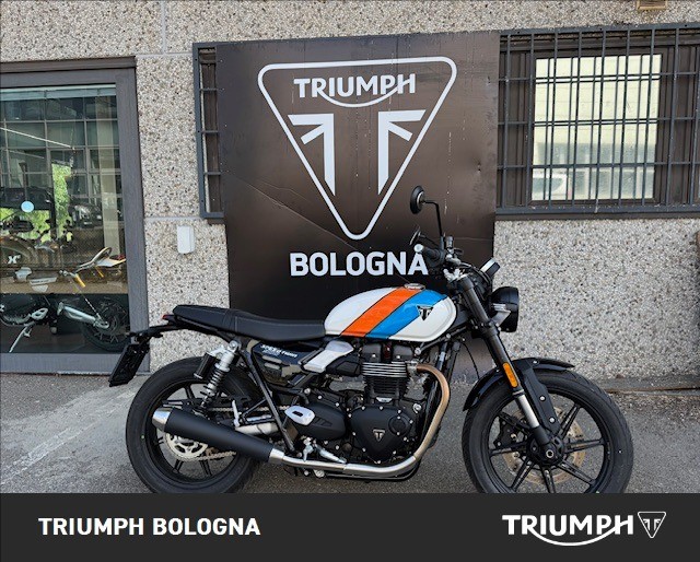 TRIUMPH Speed Twin 900 Pure White/Blue/Orange Abs