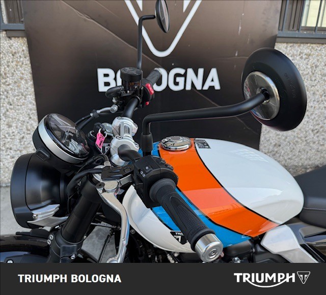 TRIUMPH Speed Twin 900 Pure White/Blue/Orange Abs