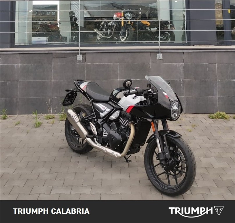 TRIUMPH Thruxton 400 Phantom Black / Aluminium Silver Abs