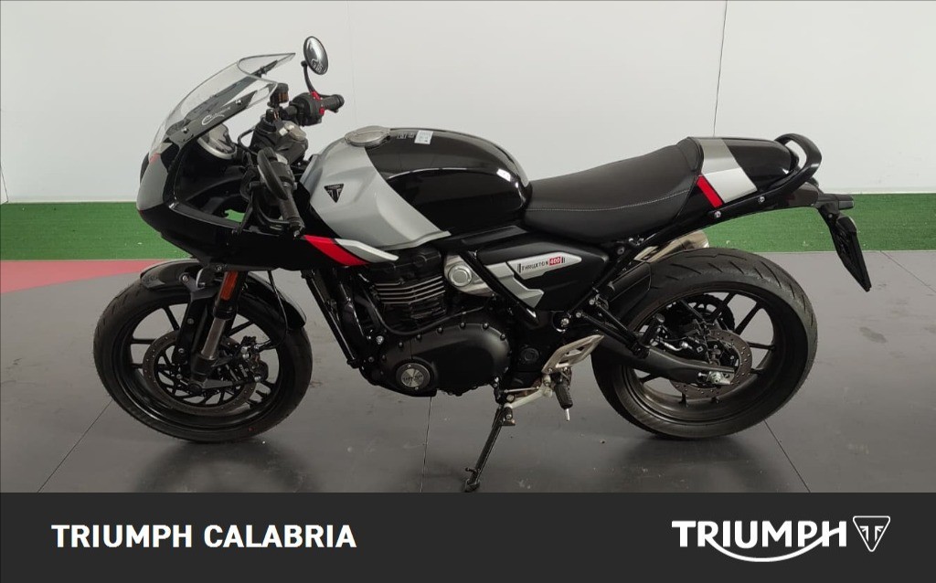 TRIUMPH Thruxton 400 Phantom Black / Aluminium Silver Abs