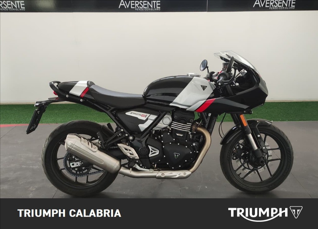 TRIUMPH Thruxton 400 Phantom Black / Aluminium Silver Abs