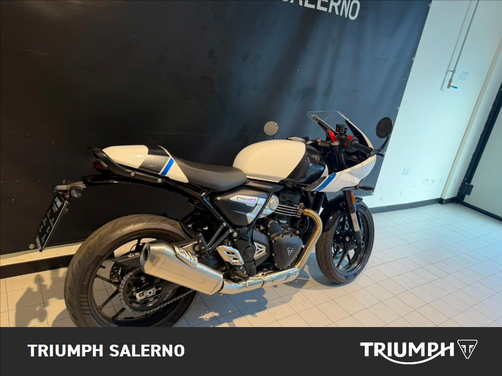 TRIUMPH Thruxton 400 Pearl Metallic White / Storm Grey Abs