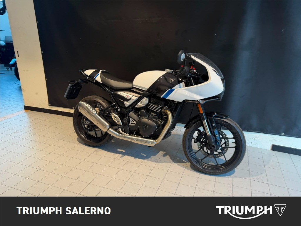 TRIUMPH Thruxton 400 Pearl Metallic White / Storm Grey Abs