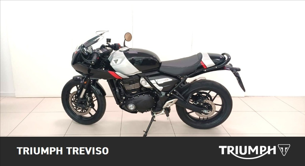 TRIUMPH Thruxton 400 Phantom Black / Aluminium Silver Abs