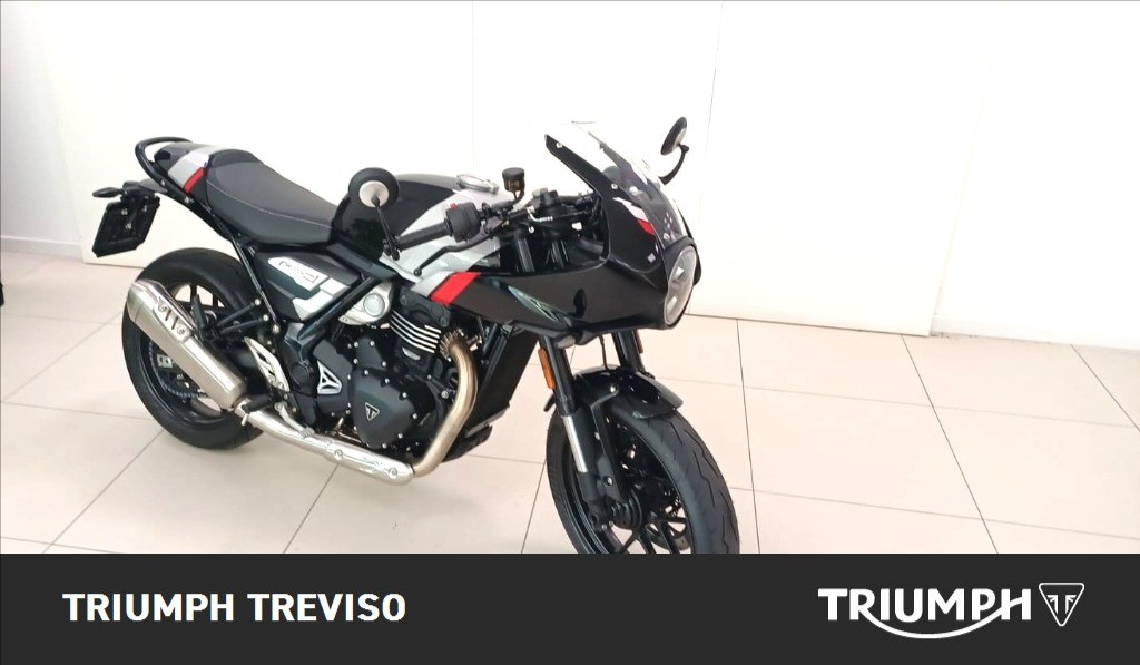 TRIUMPH Thruxton 400 Phantom Black / Aluminium Silver Abs