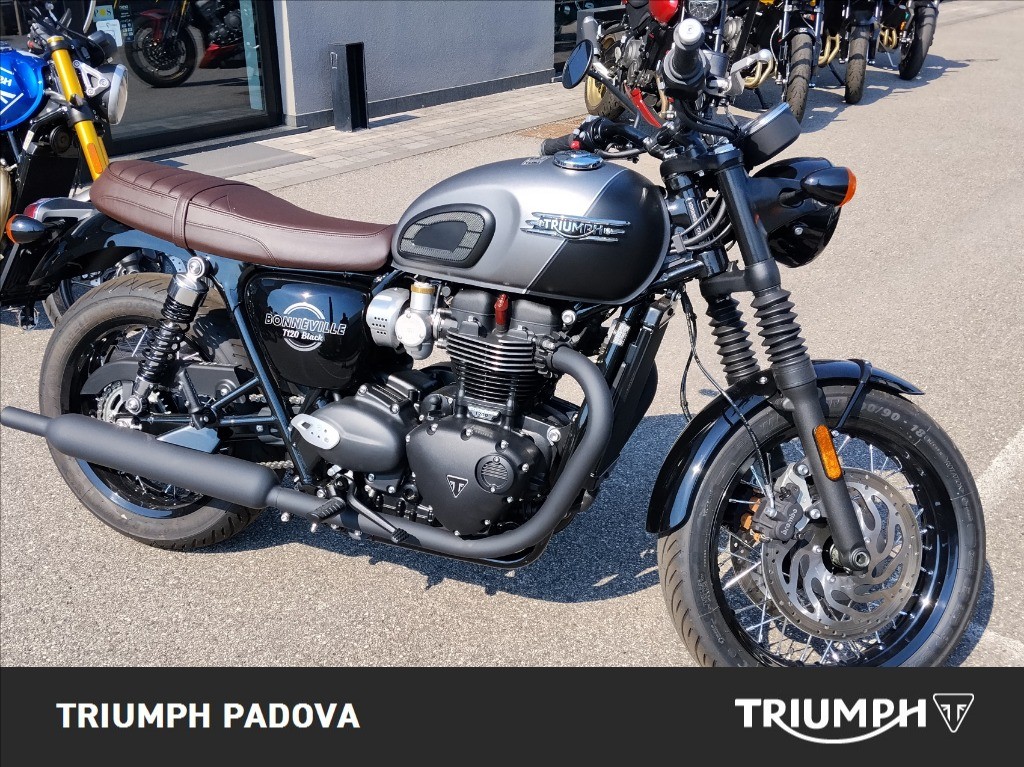 TRIUMPH Bonneville 1200 T120 Black Matt Silver Ice / Matt Sapphire B