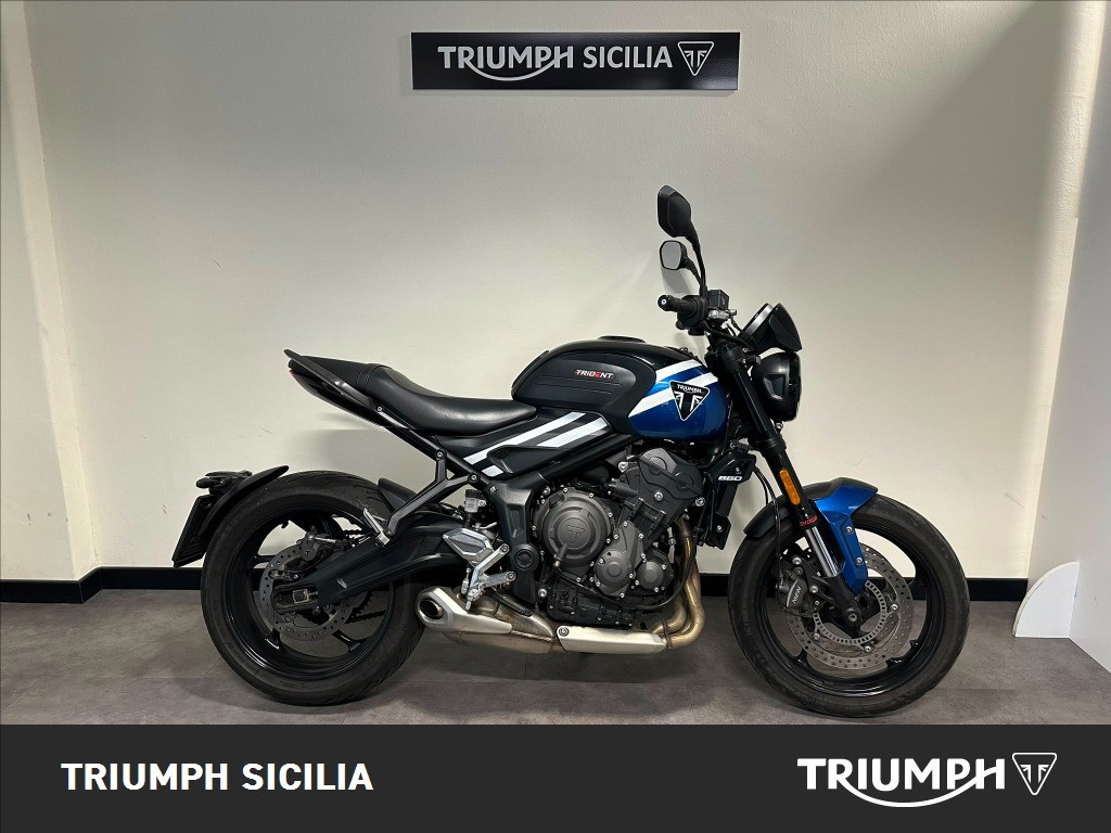 TRIUMPH Trident 660 Cobalt Blue / Sapphire Black Abs