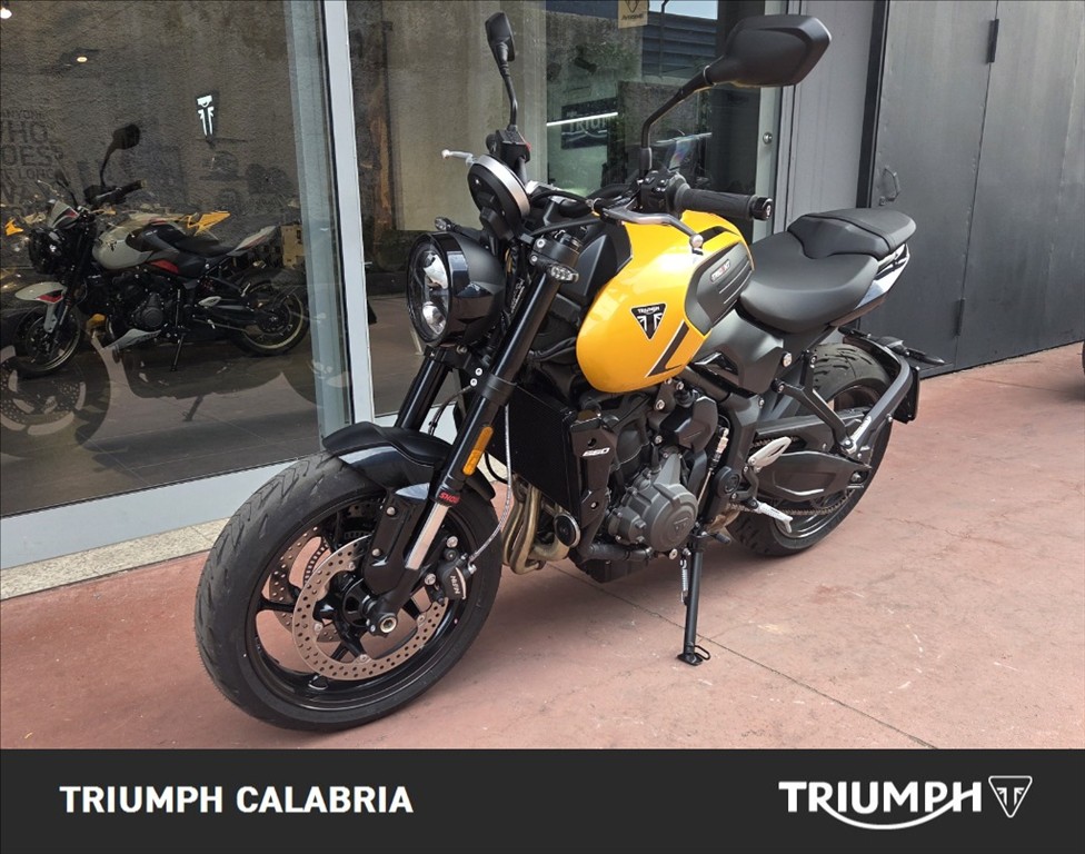 TRIUMPH Trident 660 Cosmic Yellow / Sapphire Black Abs