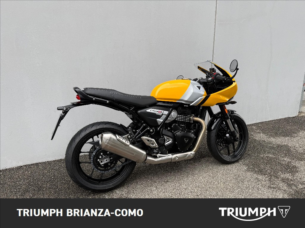 TRIUMPH Thruxton 400 Metallic Racing Yellow / Aluminium Silver Abs
