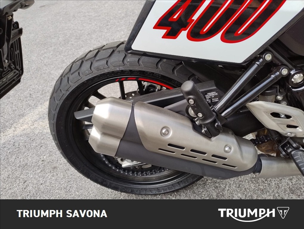 TRIUMPH Tracker 400 Aluminium Silver Abs