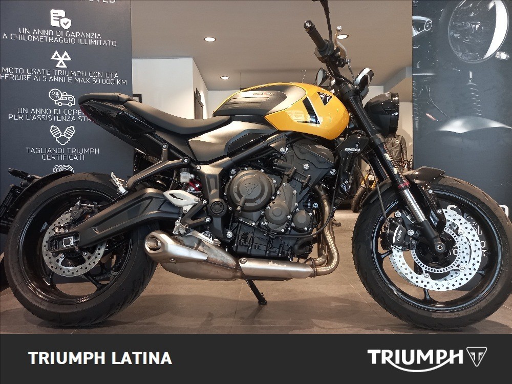 TRIUMPH Trident 660 Cosmic Yellow Abs