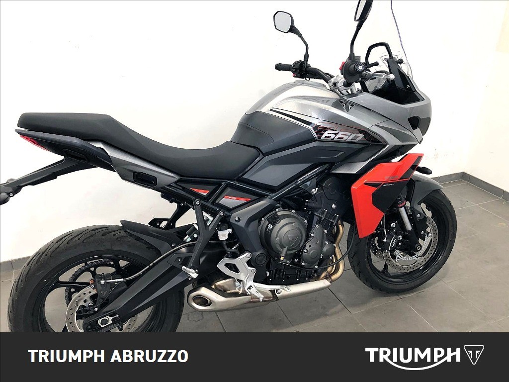 TRIUMPH Tiger Sport 660 Silver Ice / Intense Orange Abs #1