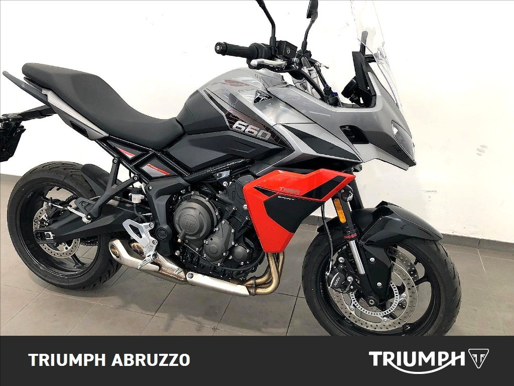 TRIUMPH Tiger Sport 660 Silver Ice / Intense Orange Abs #2