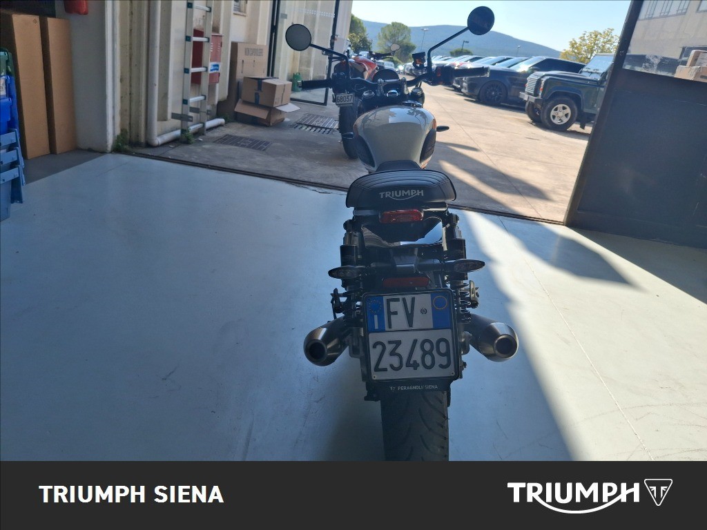 TRIUMPH Speed Twin 900 Pure White/Blue/Orange Abs