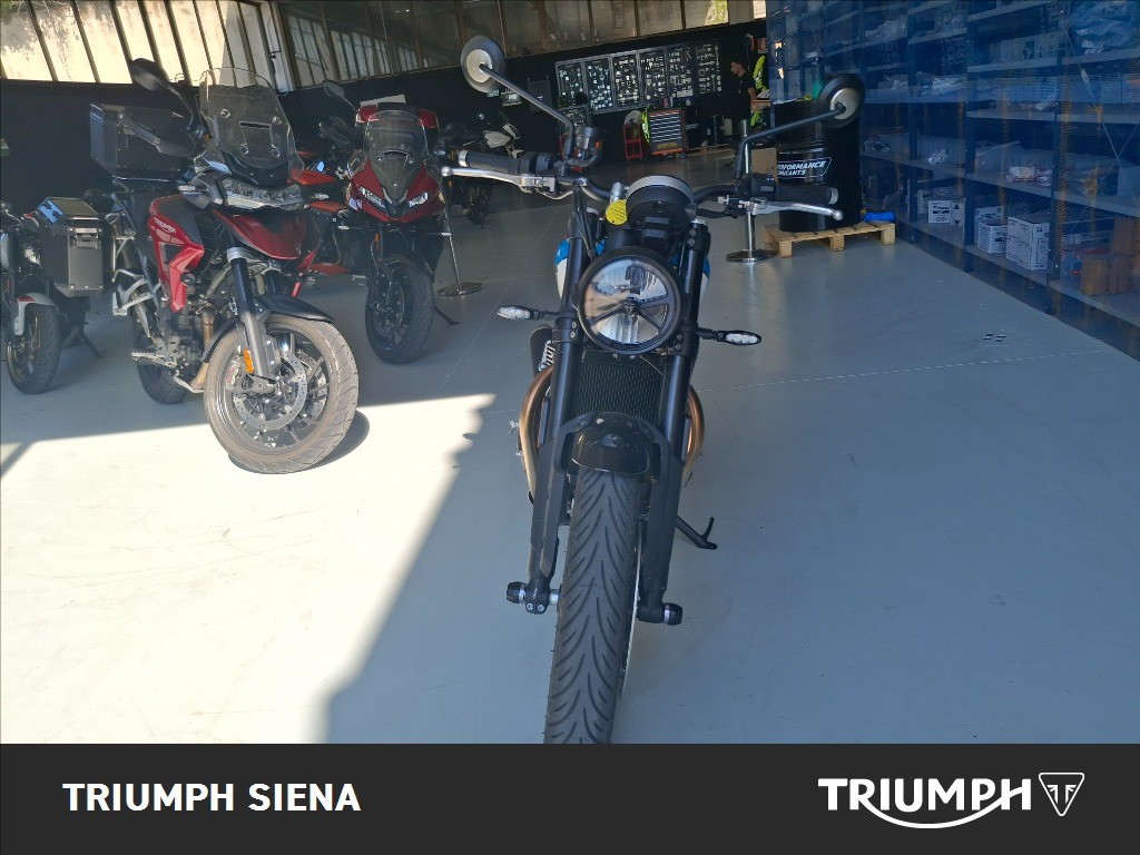 TRIUMPH Speed Twin 900 Pure White/Blue/Orange Abs