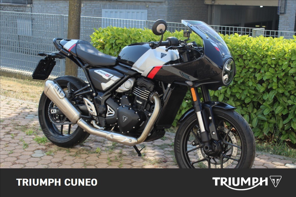 TRIUMPH Thruxton 400 Phantom Black / Aluminium Silver Abs