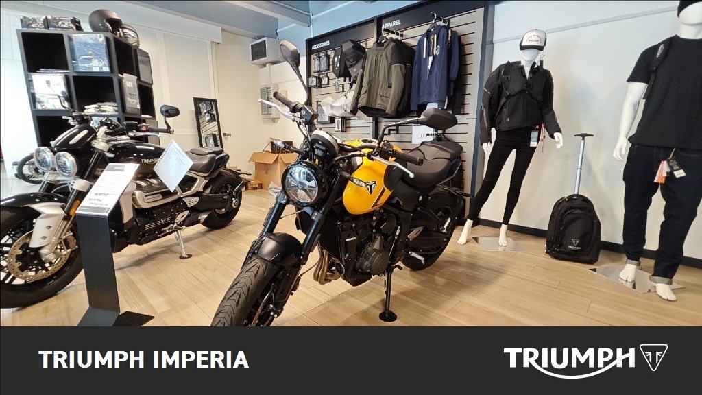 TRIUMPH Trident 660 Cosmic Yellow Abs