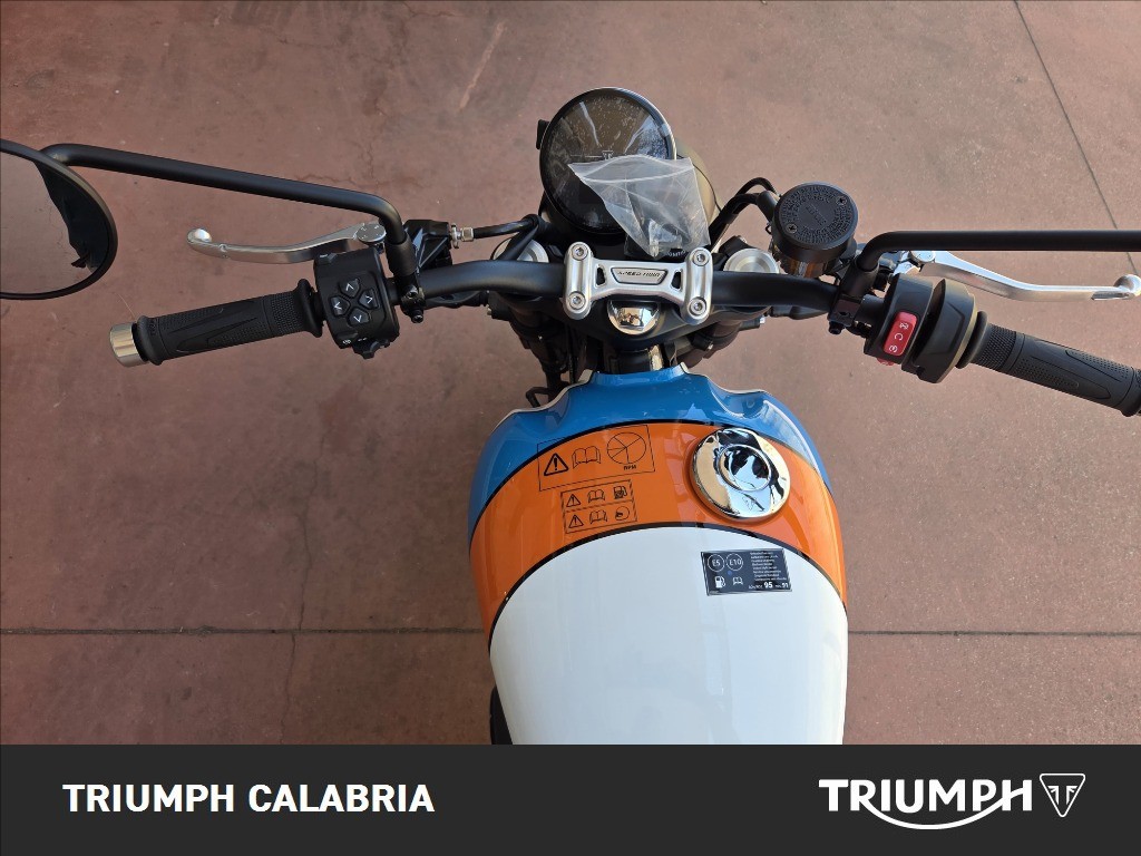 TRIUMPH Speed Twin 900 Pure White/Blue/Orange Abs