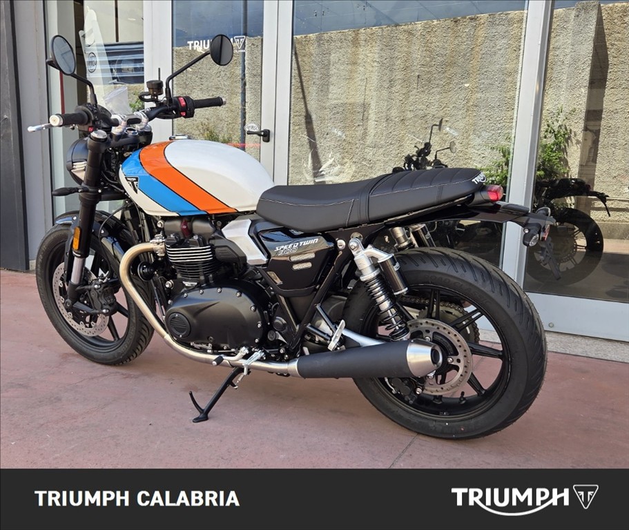 TRIUMPH Speed Twin 900 Pure White/Blue/Orange Abs