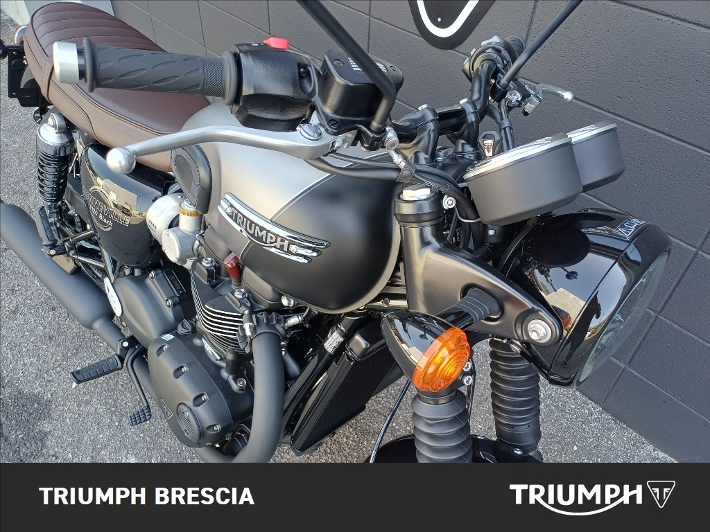 TRIUMPH Bonneville 1200 T120 Black Matt Silver Ice / Matt Sapphire B