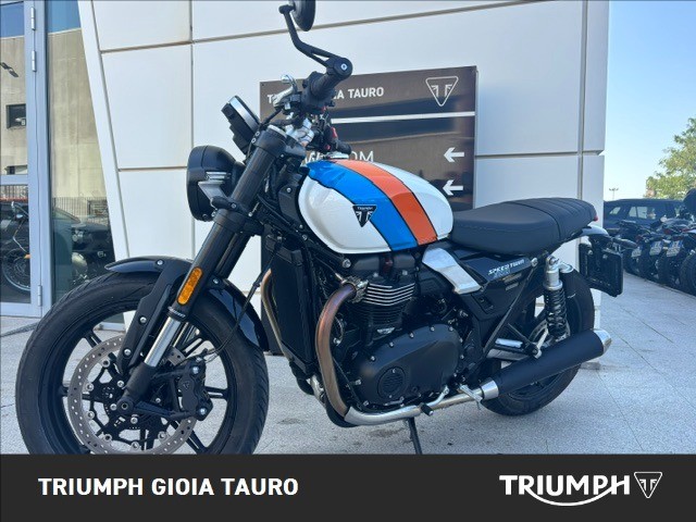 TRIUMPH Speed Twin 900 Pure White/Blue/Orange Abs