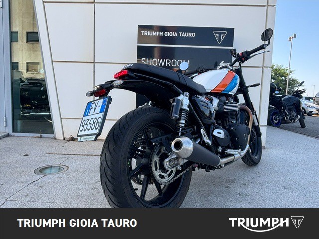 TRIUMPH Speed Twin 900 Pure White/Blue/Orange Abs