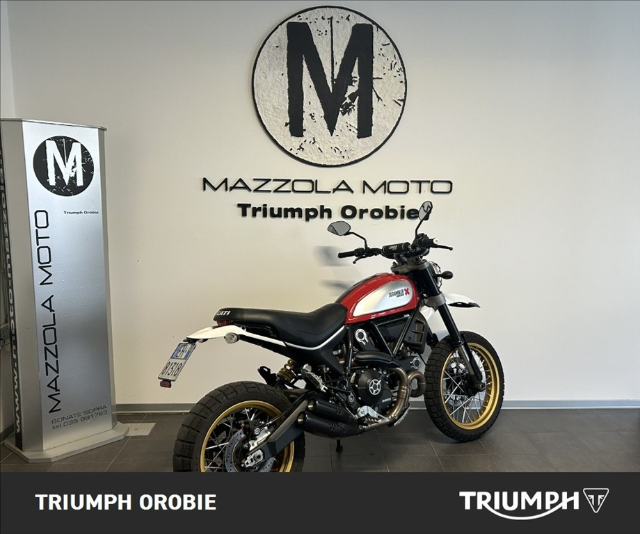 DUCATI Scrambler 800 Desert Sled Red
