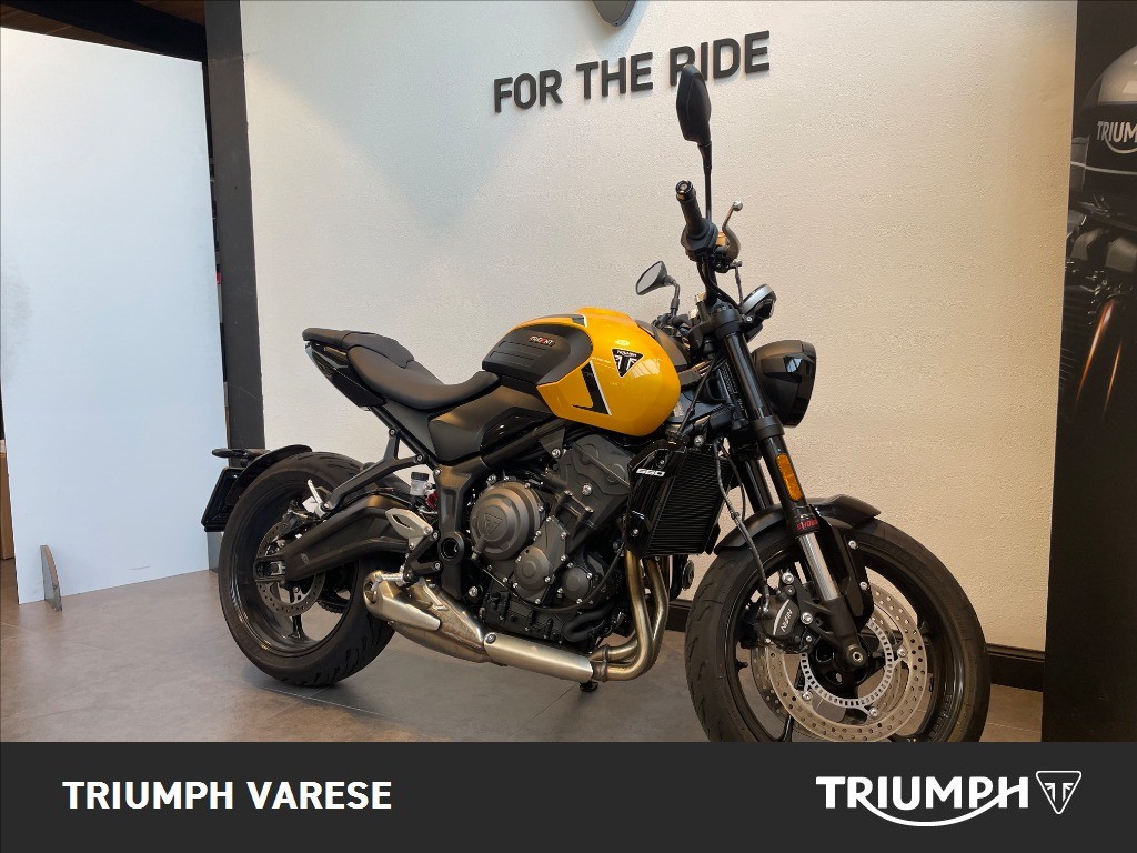 TRIUMPH Trident 660 Cosmic Yellow Abs