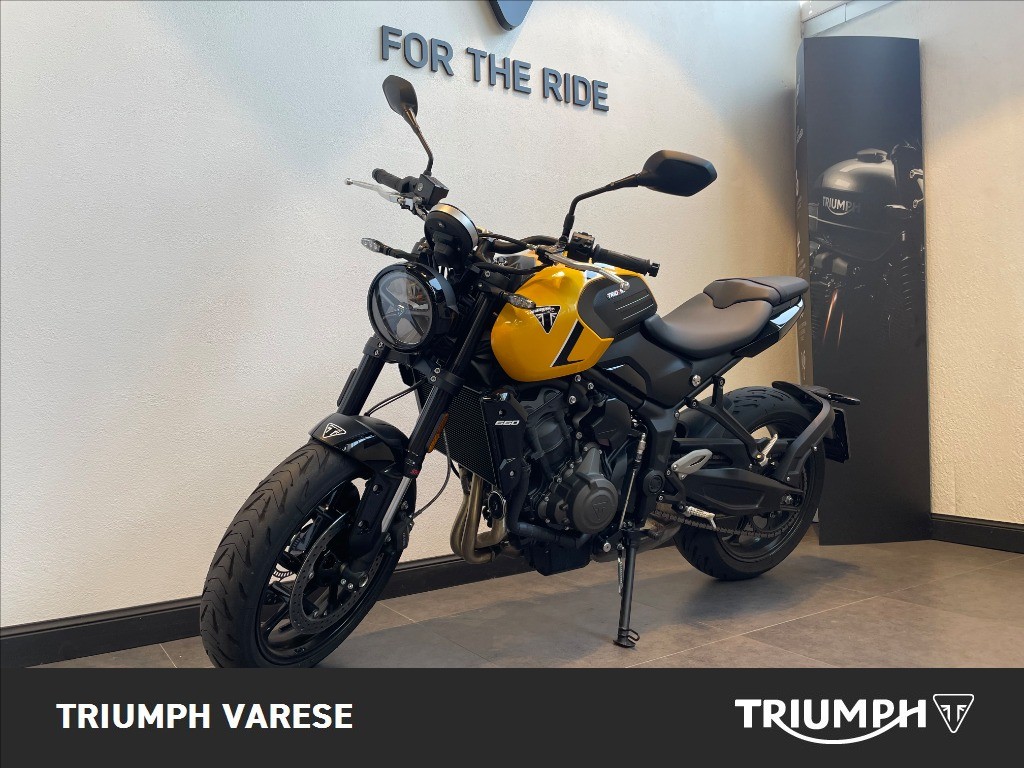 TRIUMPH Trident 660 Cosmic Yellow Abs