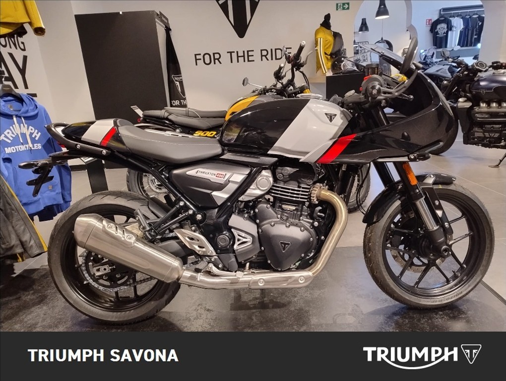 TRIUMPH Thruxton 400 Phantom Black / Aluminium Silver Abs