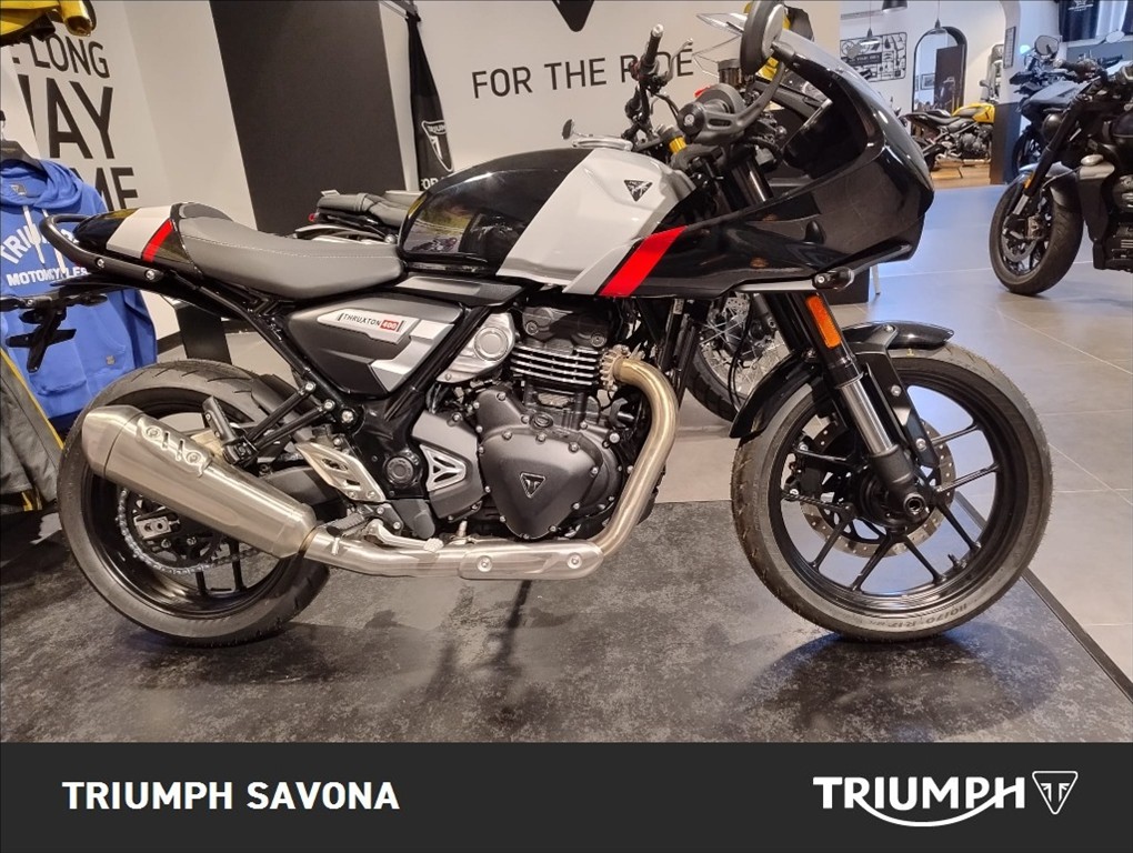 TRIUMPH Thruxton 400 Phantom Black / Aluminium Silver Abs