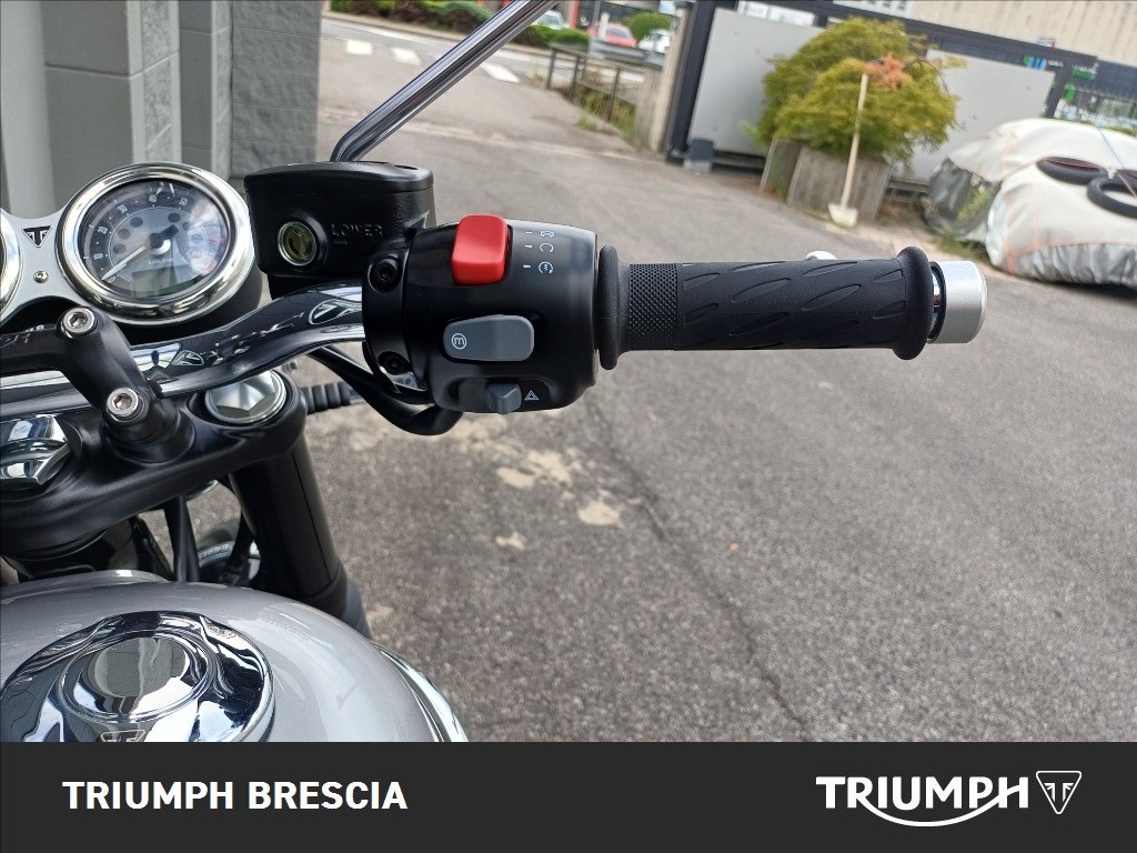 TRIUMPH Bonneville 1200 T120 Aluminium Silver / Cranberry Red Abs my