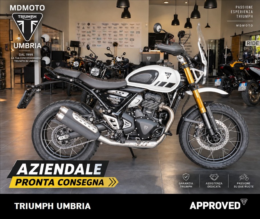 TRIUMPH Scrambler 400 XC Vanilla White Abs
