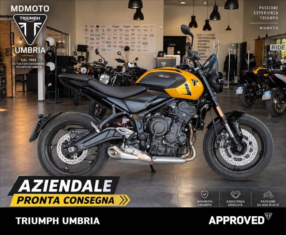TRIUMPH Trident 660 Cosmic Yellow Abs