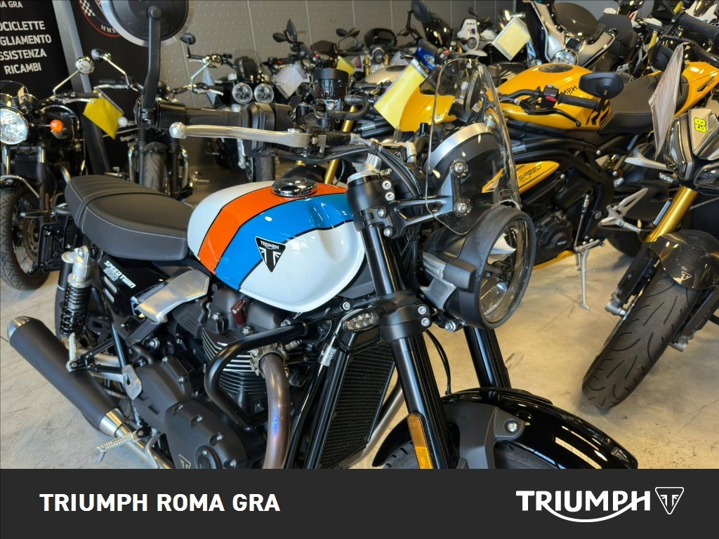 TRIUMPH Speed Twin 900 Pure White/Blue/Orange Abs