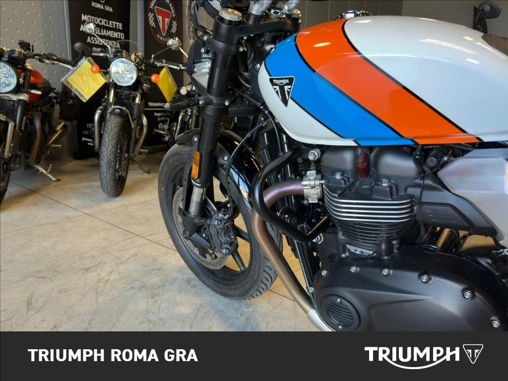 TRIUMPH Speed Twin 900 Pure White/Blue/Orange Abs