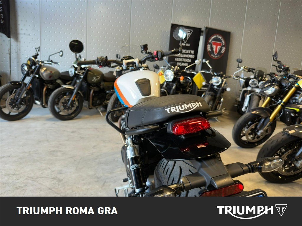 TRIUMPH Speed Twin 900 Pure White/Blue/Orange Abs