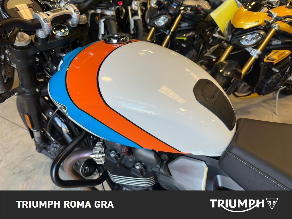 TRIUMPH Speed Twin 900 Pure White/Blue/Orange Abs