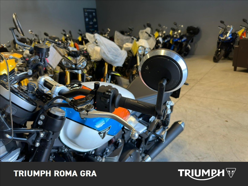 TRIUMPH Speed Twin 900 Pure White/Blue/Orange Abs