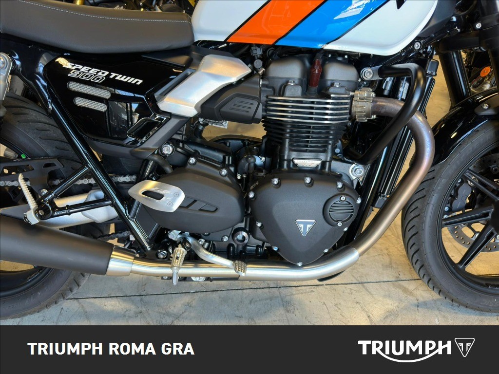 TRIUMPH Speed Twin 900 Pure White/Blue/Orange Abs