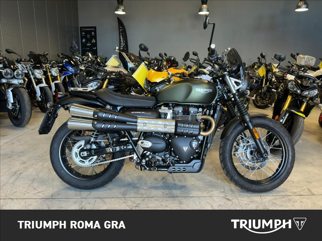 TRIUMPH Scrambler 900 Matt Khaki Abs E5+