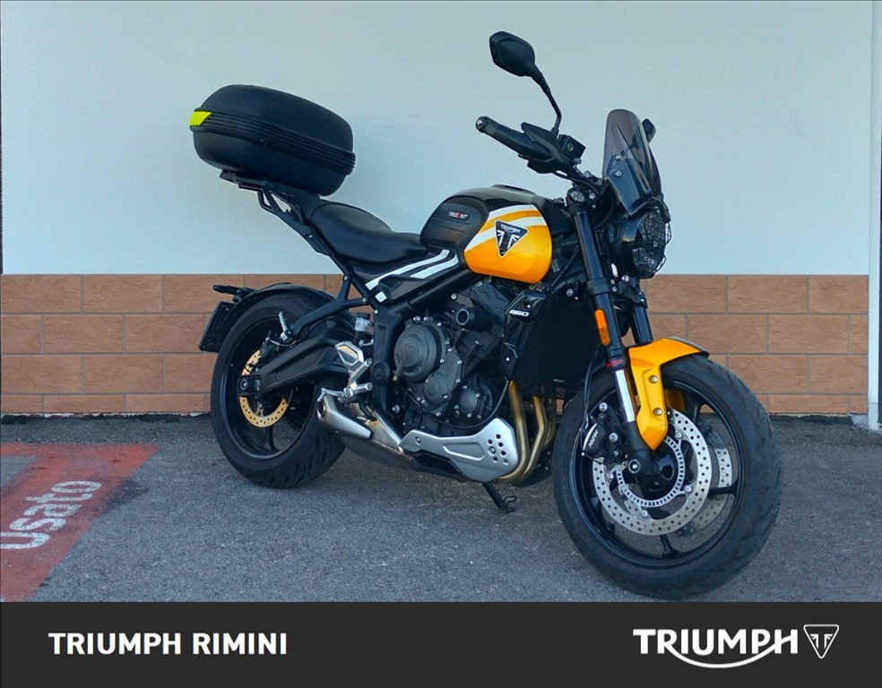 TRIUMPH Trident 660 Cosmic Yellow / Sapphire Black Abs