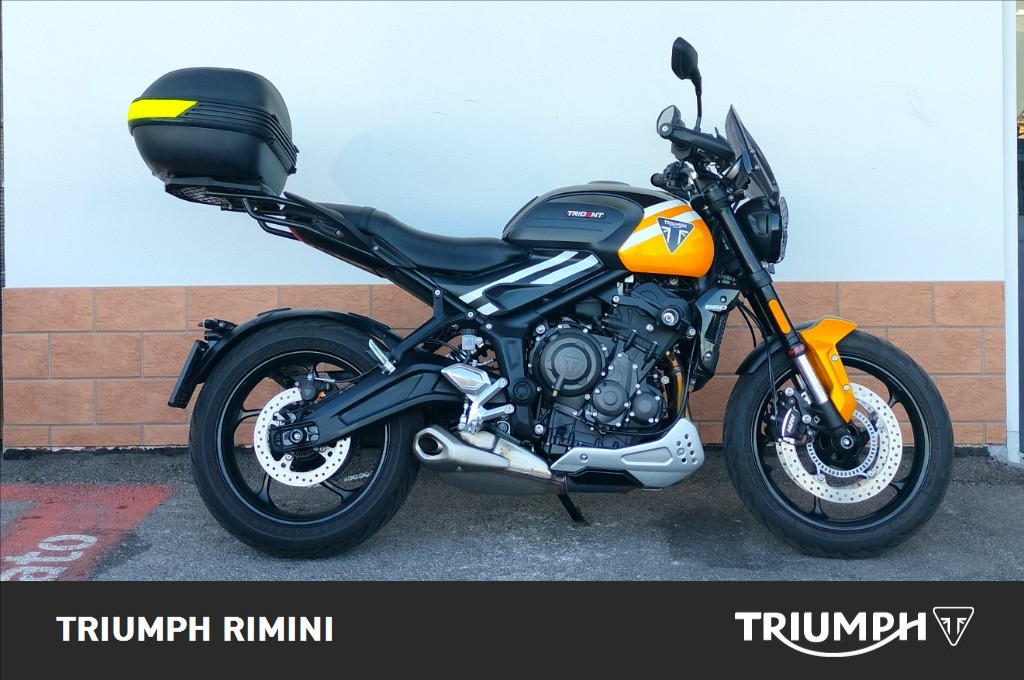TRIUMPH Trident 660 Cosmic Yellow / Sapphire Black Abs